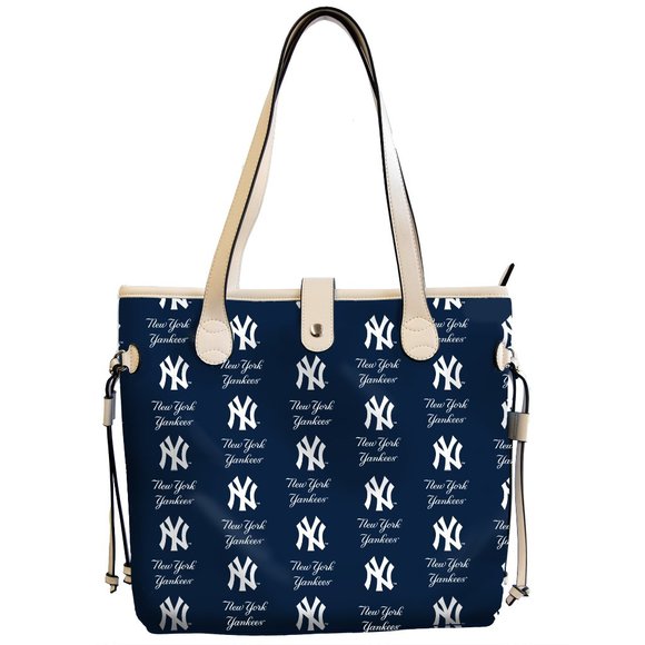 SALE! MLB New York Yankees Patterned Tote Bag - Picture 1 of 1